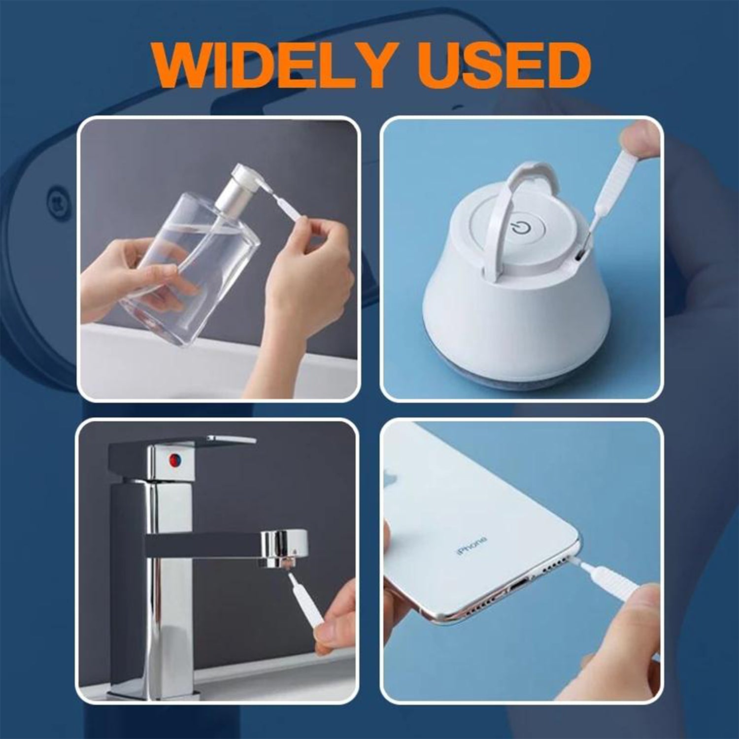 4985 10pcs Shower Nozzle Cleaning Brush, Reusable Multifunctional Shower Head Anti-Clogging Small Brush DeoDap 4985 10pcs Shower Nozzle Cleaning Brush, Reusable Multifunctional Shower Head Anti-Clogging Small Brush DeoDap
